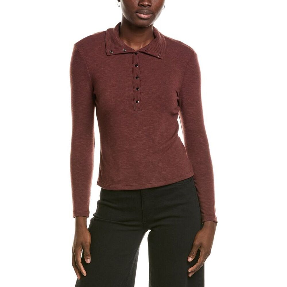 Michael Stars Womens Issa Top, Brown